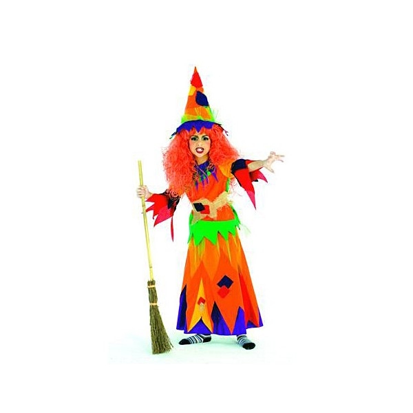 Hexe Kunterbunt - kostým čarodějnice - výška 140 cm