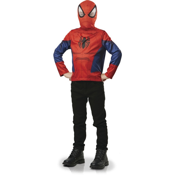 Spiderman triko s maskou - věk 4 - 6 roků