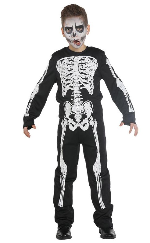 Skelett boy - kostým - výška 140 cm